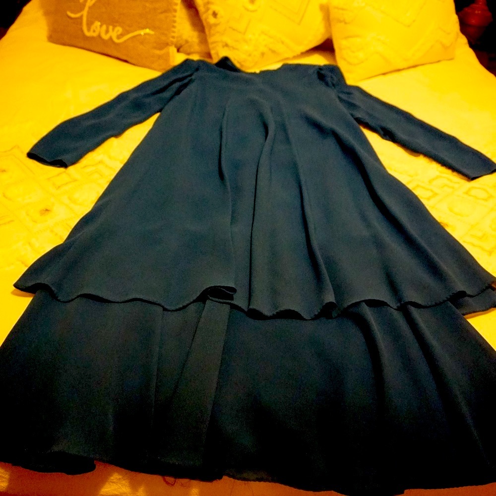 Bright Blue layered dress